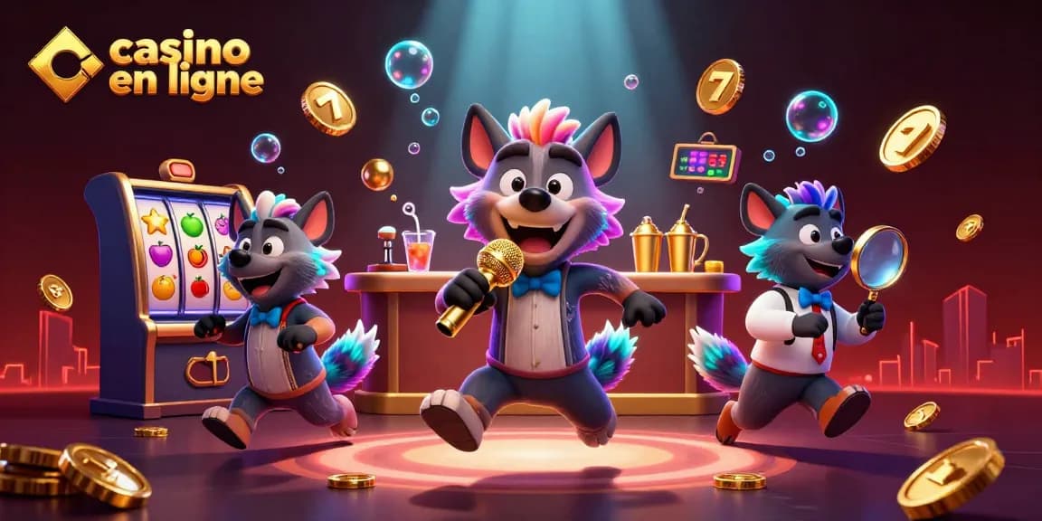Casino en ligne : amusez-vous dans un club comique avec des hyènes en action.