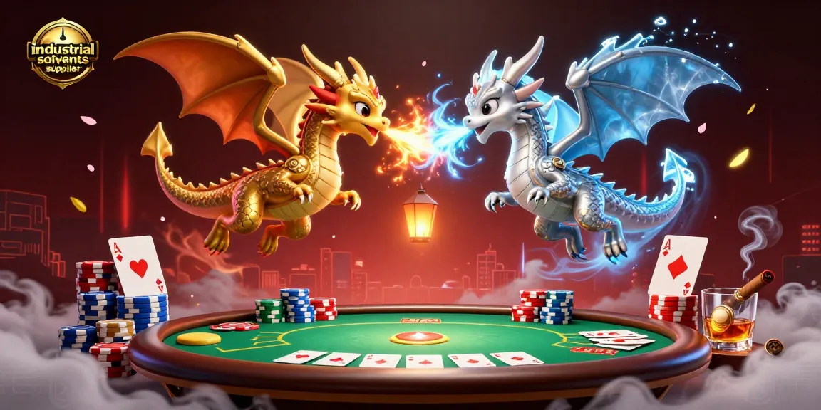 Experience thrilling gameplay with the industrial solvents supplier as dragons battle in an epic poker scene.