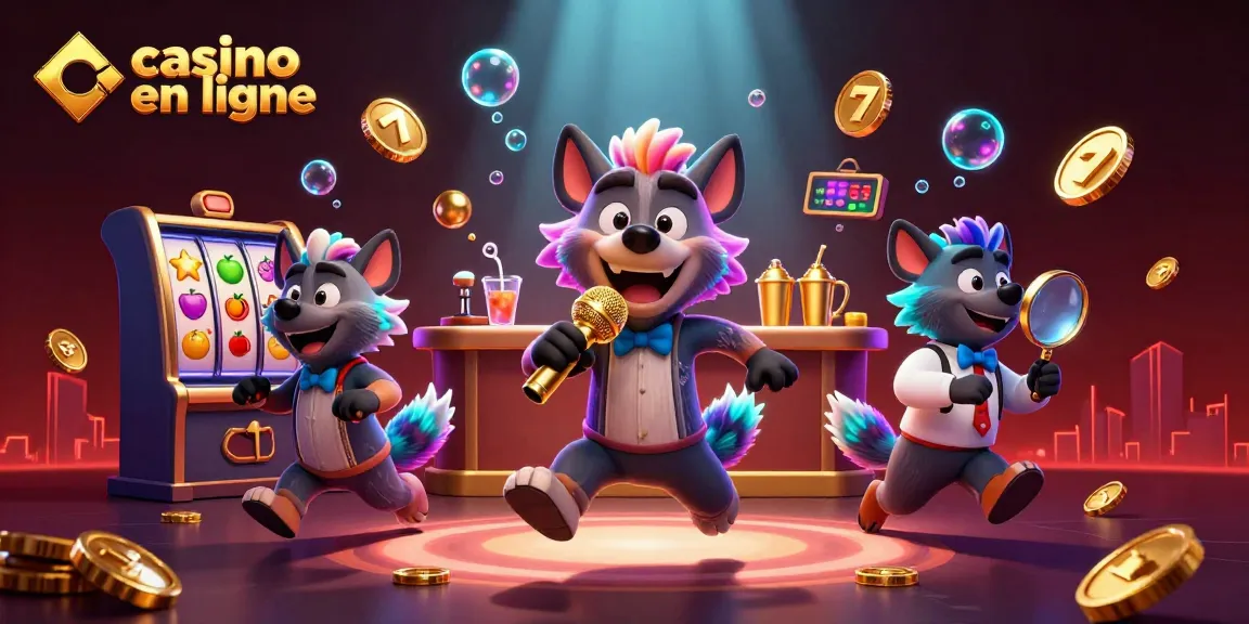 Casino en ligne : amusez-vous dans un club comique avec des hyènes en action.