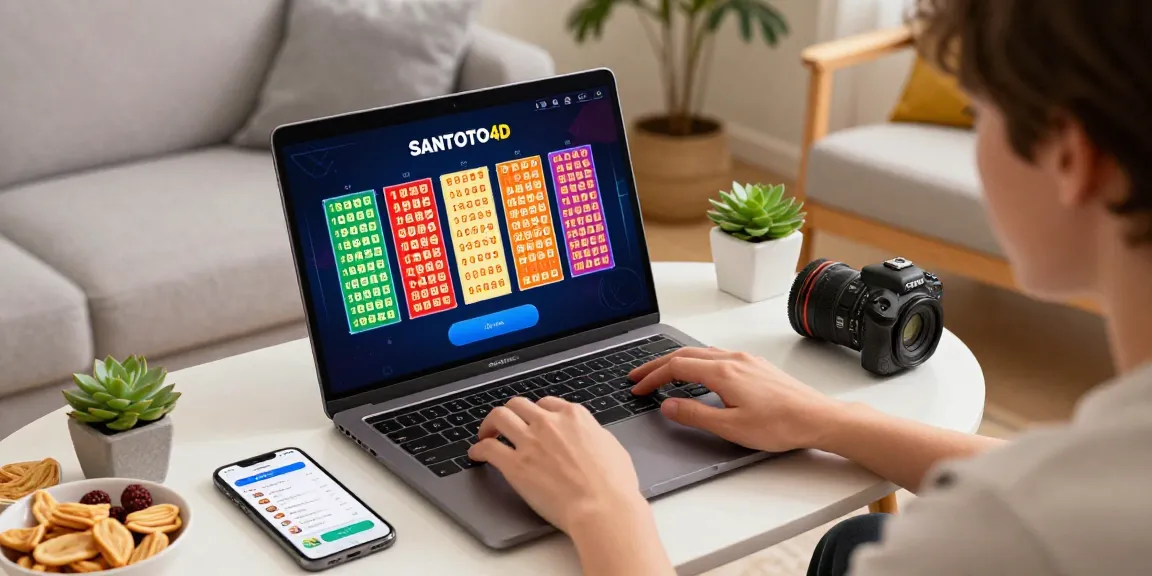 Pengguna SANTOTO4D menikmati pengalaman bermain angka online dengan nyaman di ruang tamu.