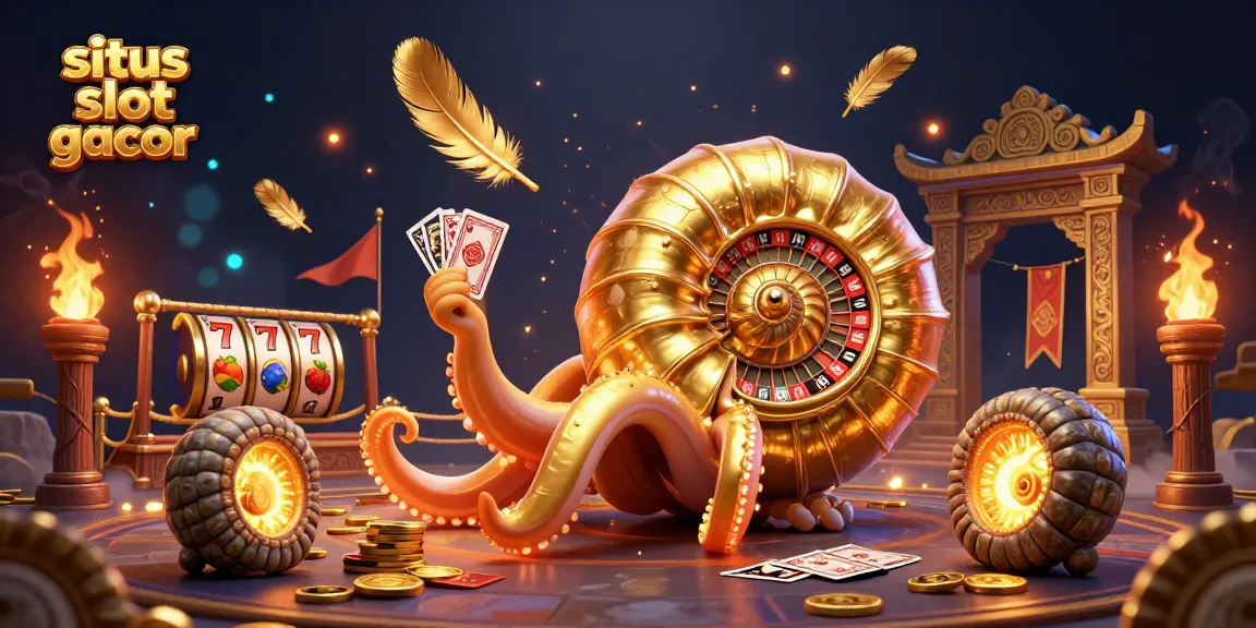 Experience excitement with the situs slot gacor featuring a nautilus roulette and glowing ammonite companions.