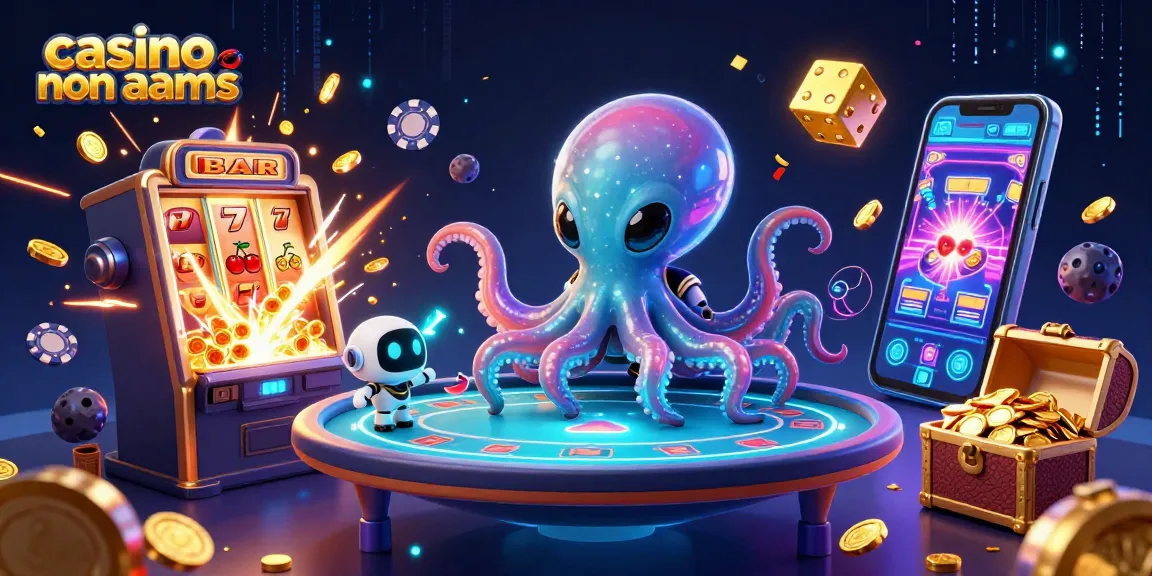 Gioca nei casinò non AAMS con l'alieno polpo e un robot tra slot e jackpot esplosivi.