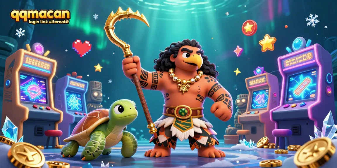 Experience thrills and excitement with qqmacan login link alternatif in this vibrant gaming scene featuring dynamic characters and elements.