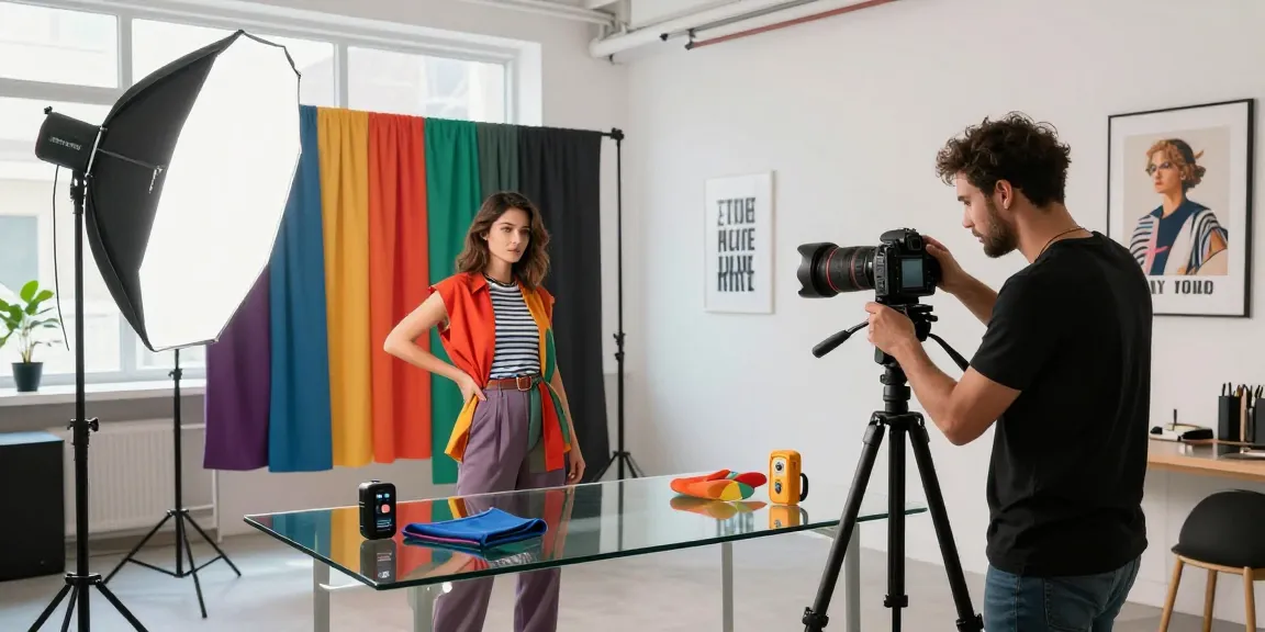 Fotografo Commerciale a Milano che realizza un servizio fotografico di moda in studio professionale