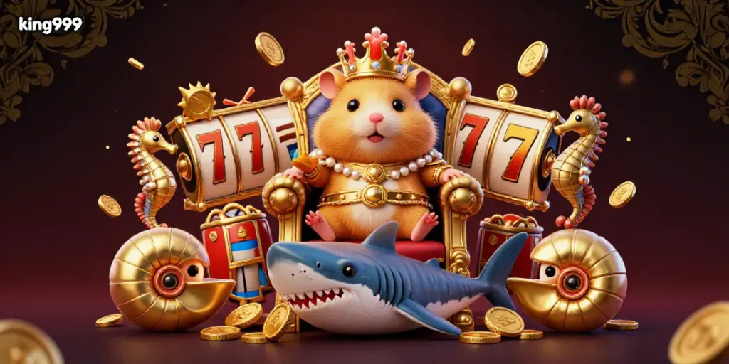 Pemain slot gacor meraih jackpot besar di situs king999 dengan raja hamster emas dan elemen permainan menarik.