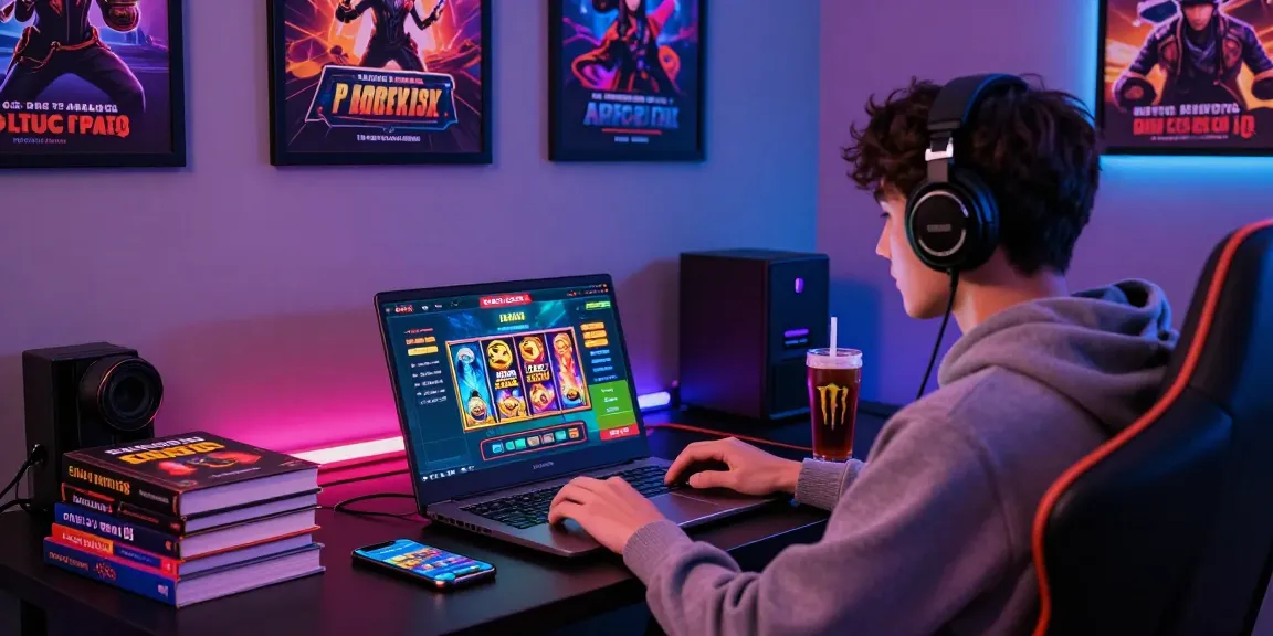 Engaging gaming setup on situs hero138 showcasing vibrant slots and sports betting.