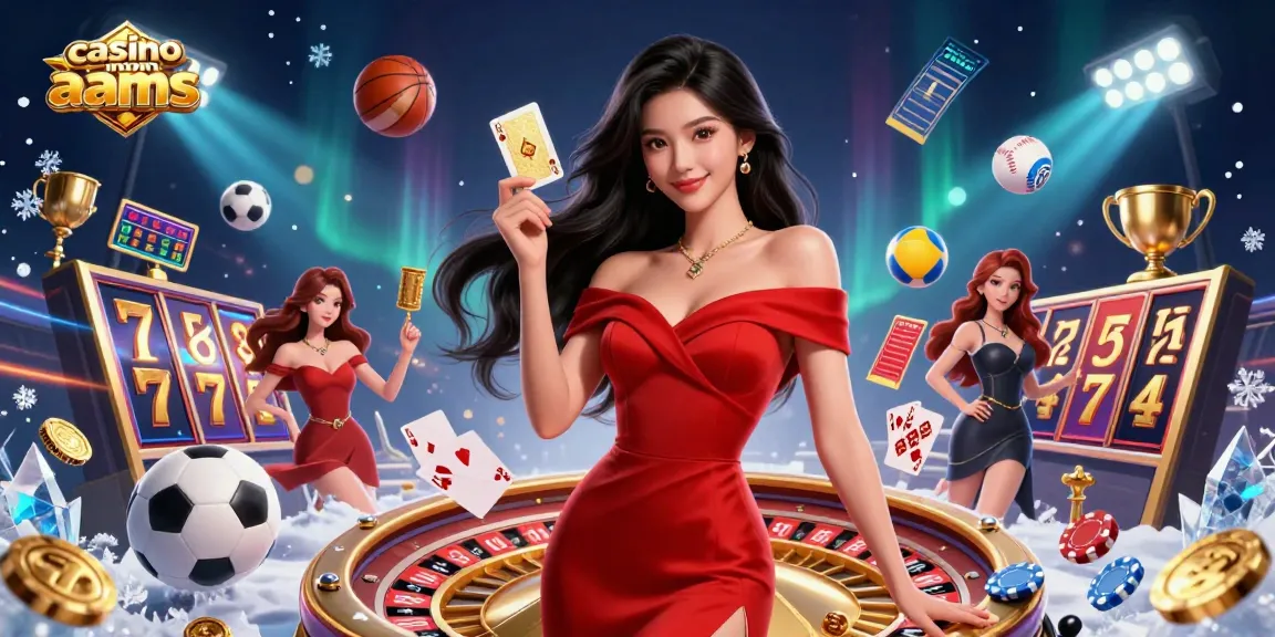Vivi l'emozione dei casino non aams con un'immagine mozzafiato che mostra una donna asiatica sicura di sé mentre tiene in mano una carta da gioco dorata.