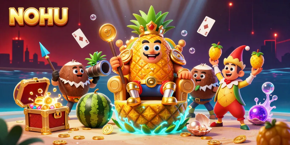 Join the NOHU-themed casino adventure with vibrant characters and dynamic gameplay elements.