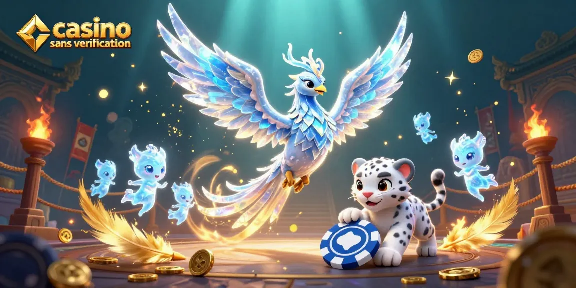 Jouez dans un casino sans vérification et découvrez des bonus époustouflants dans une illustration immersive.