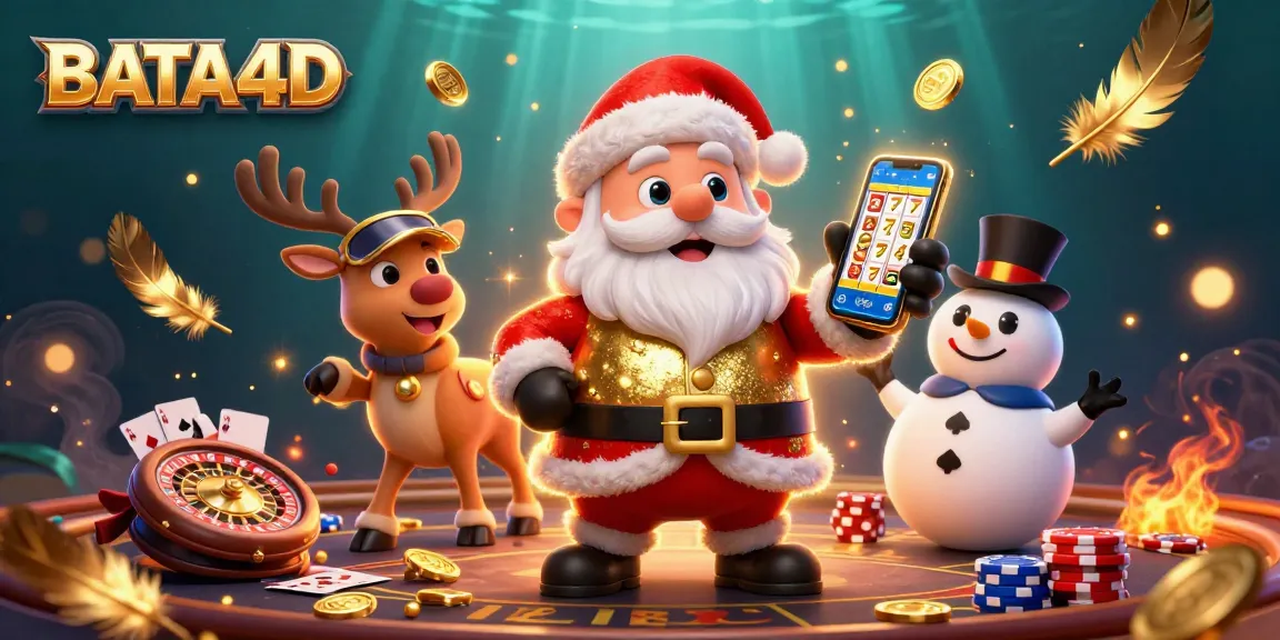 BATA4D welcomes you to the ultimate casino experience with vibrant slots and festive characters.