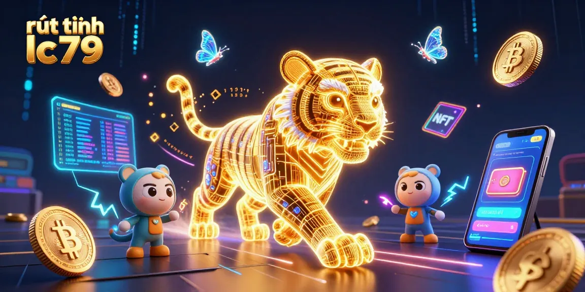 Rút tiền lc79 với tiger ánh sáng trong không gian casino kỹ thuật số đầy hấp dẫn.