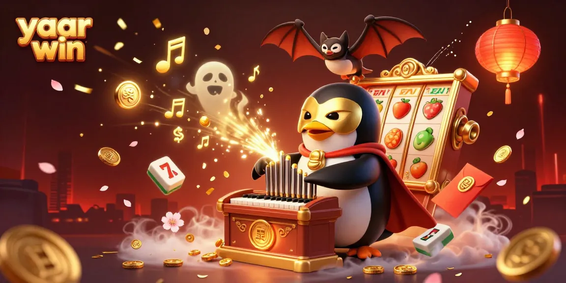 Spin for fortune with yaar win as a phantom opera penguin plays for big wins!
