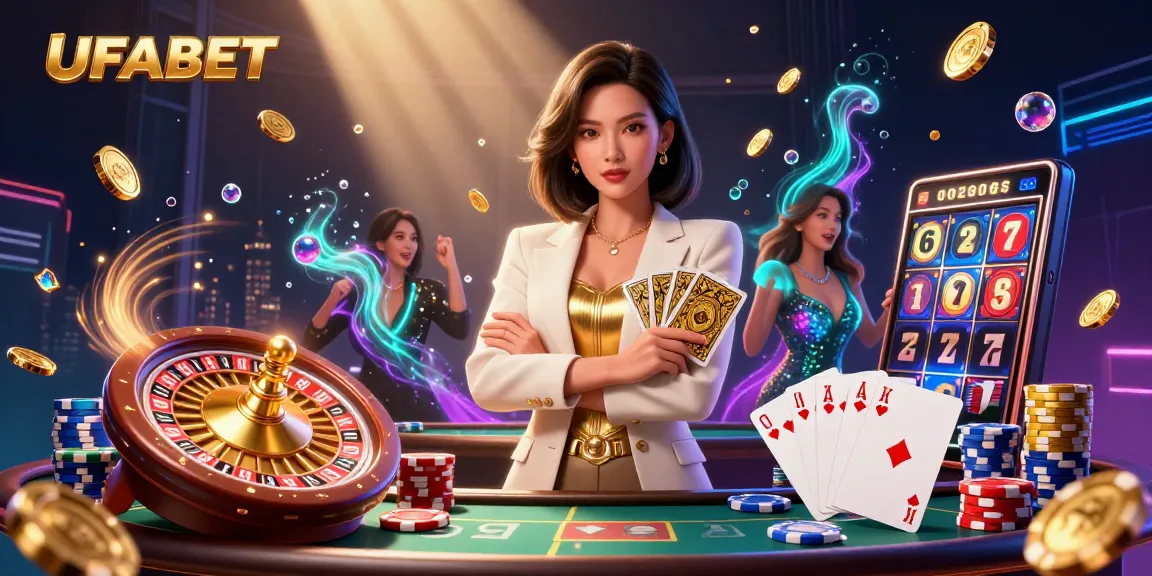 Experience thrilling online gaming at UFABET with photorealistic Asian characters and dynamic action.