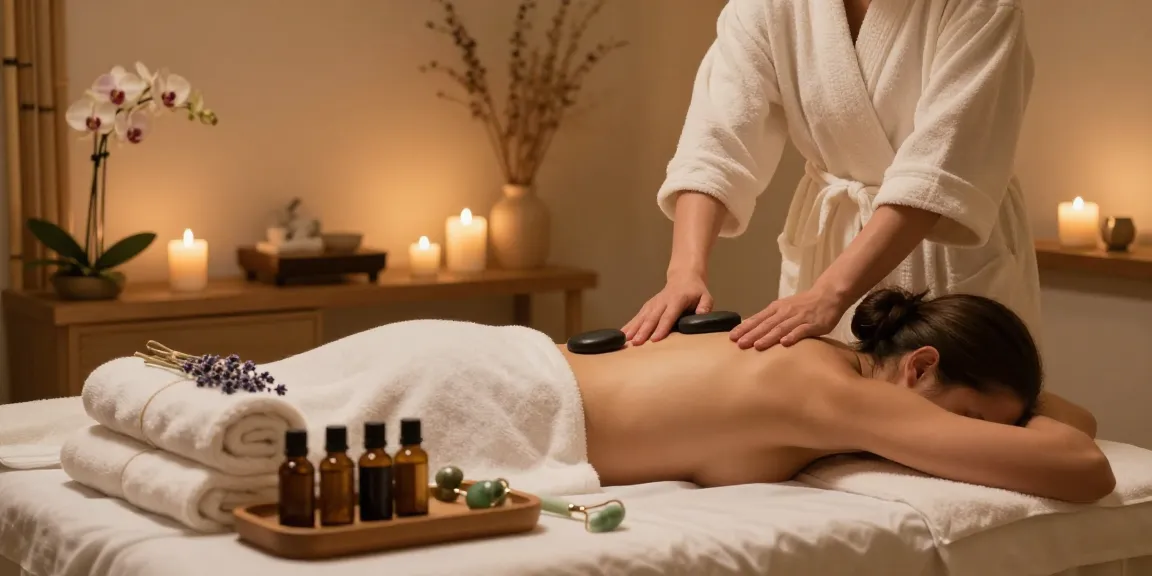 LUCK8 Spa treatment room offering rejuvenating massage therapy with luxurious ambiance.
