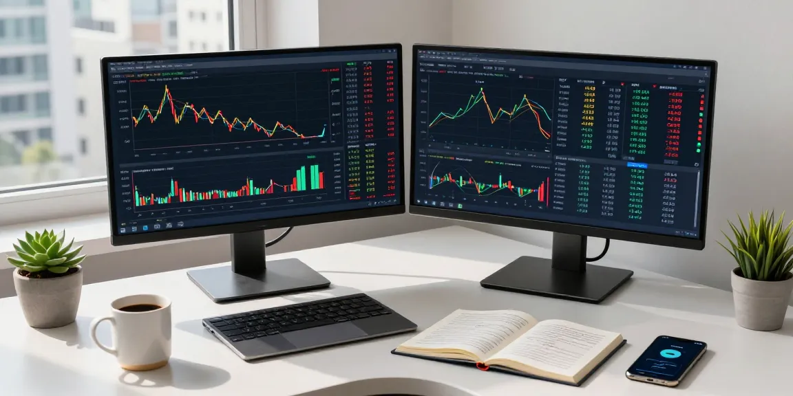 Funexchange experience enhanced with crypto trading interface on multiple screens, showcasing digital wallets and blockchain transactions.