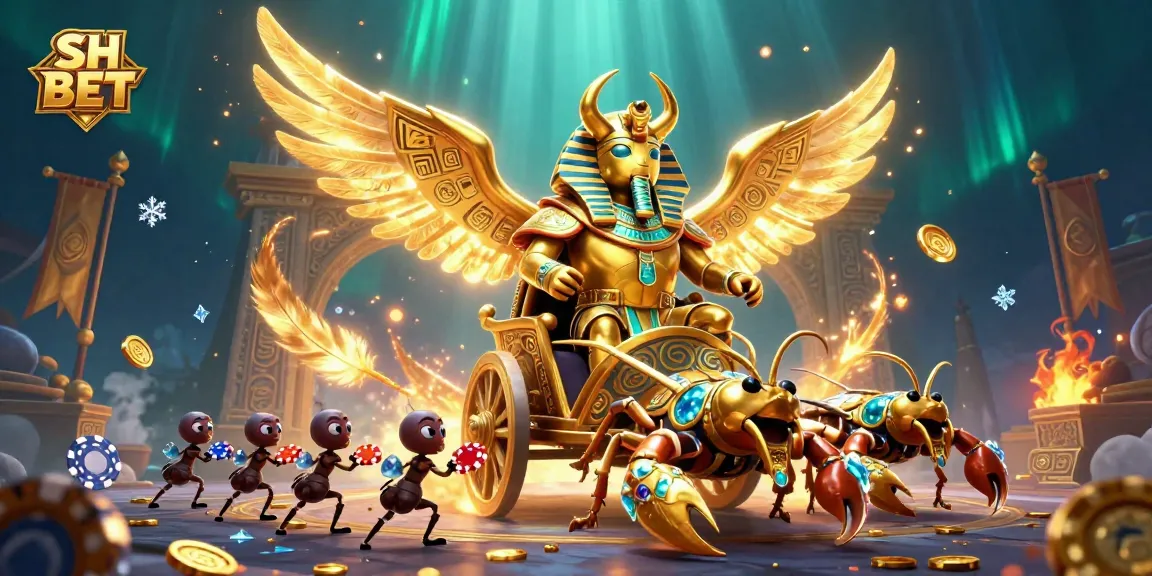 Experience thrilling gaming adventures with SH BET highlighted in a vibrant 3D casino scene.