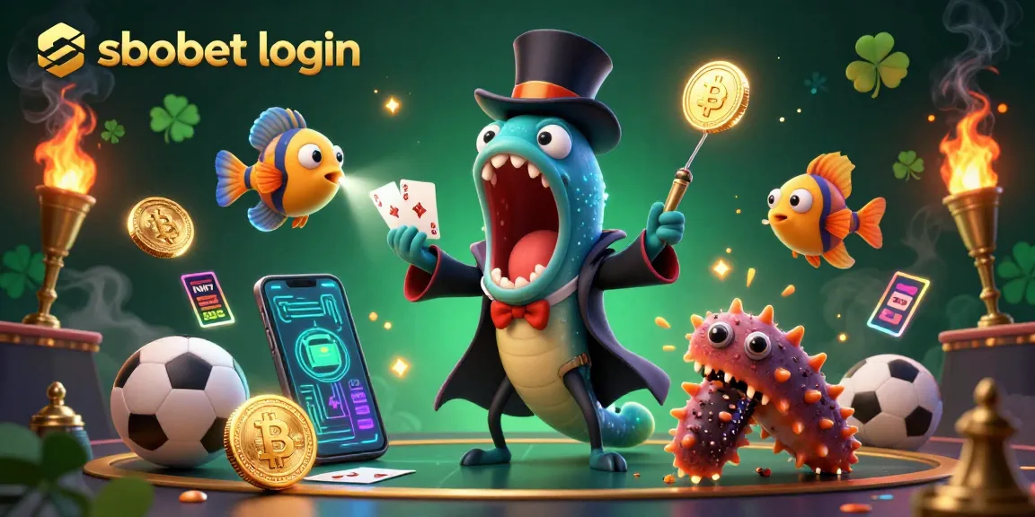 Experience sbobet login excitement with a bioluminescent eel showcasing thrilling sports betting magic.