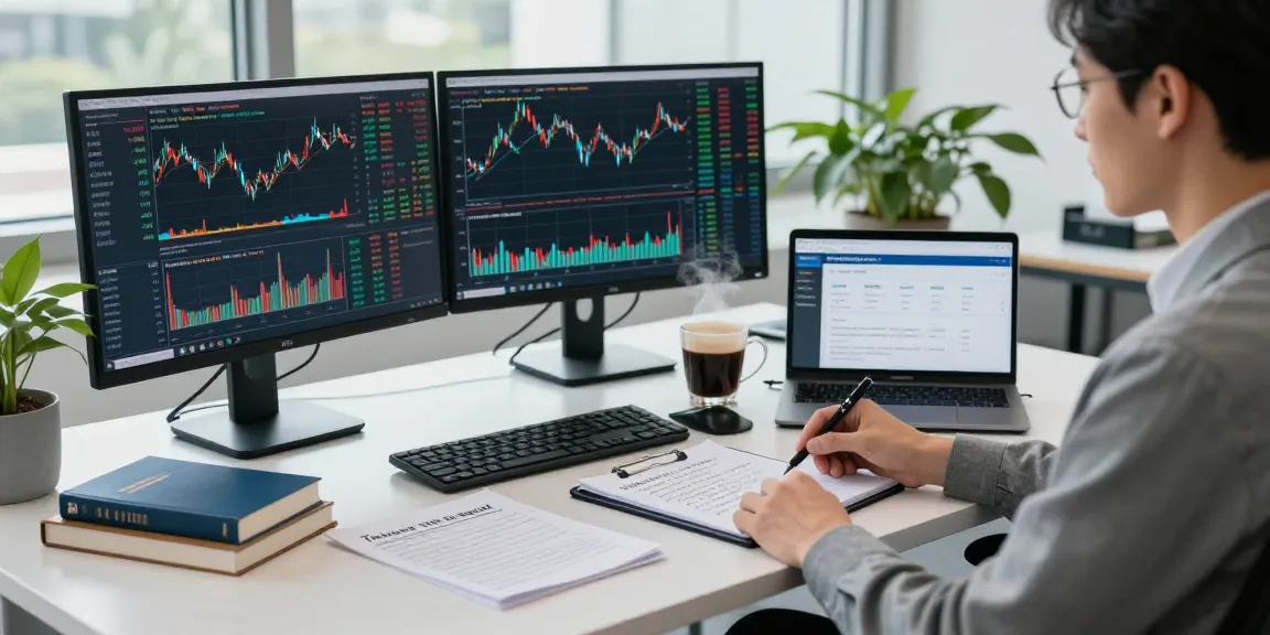 Investor analyzing 5starsstocks.com value stocks in a modern office, showcasing stock charts and financial reports for informed decision-making.