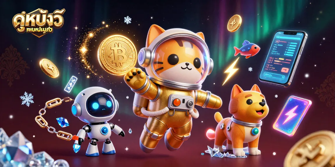 Experience immersive ดูหนังออนไลน์ with vibrant characters in a dynamic casino-themed scene.