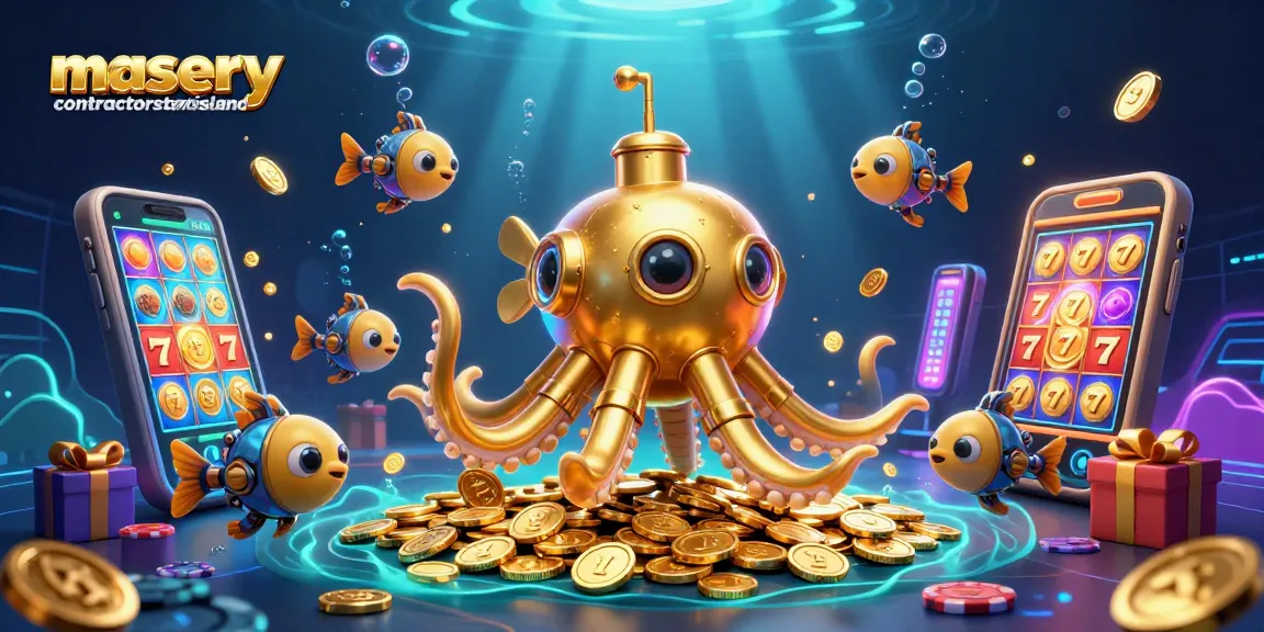 Experience thrilling slot action with masonrycontractorstatenisland's vibrant kraken and gold coins scene.