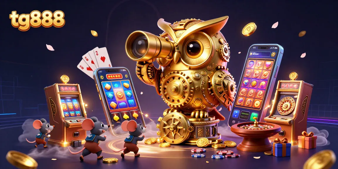 Experience thrilling spins with tg888 on vibrant slot machines and a whimsical casino atmosphere.