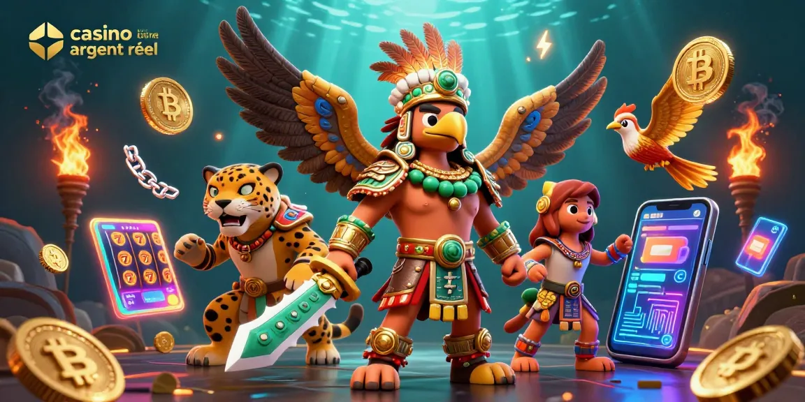 Experience thrilling games at a casino en ligne argent réel, featuring engaging 3D visuals and animated effects.