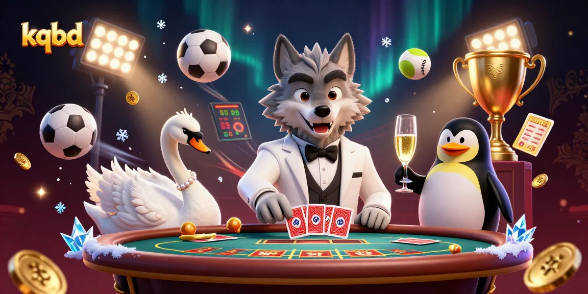 Experience kqbd live with dynamic sports elements and luxury casino characters in an engaging 3D scene.