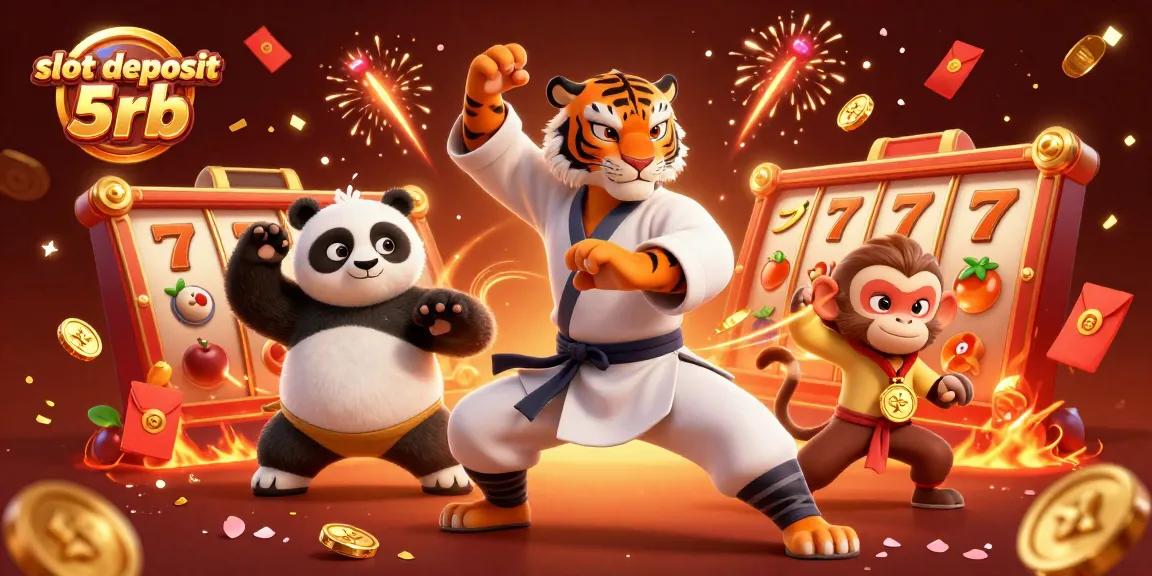 Engage in exciting action with slot deposit 5rb, featuring dynamic characters and vibrant game elements.