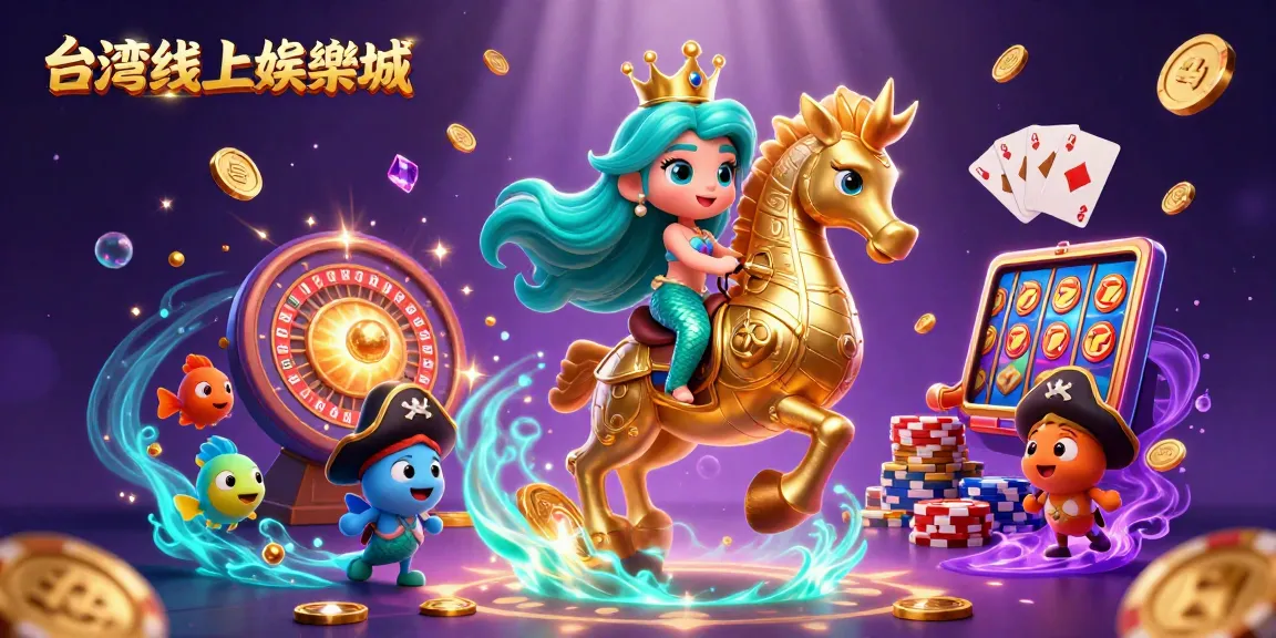 在台灣線上娛樂城中,海洋公主與海馬騎士吸引眼球,贏得歡樂與黃金!