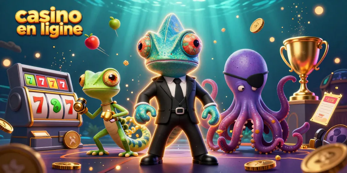 Jouer à casino en ligne avec des personnages de bande dessinée en 3D d'une scène remplie de jackpots