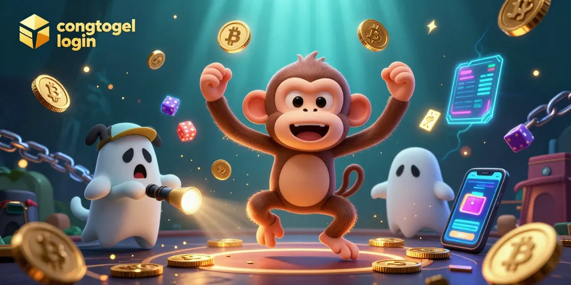 Engage in thrilling gameplay with congtogel login in this dynamic casino illustration.