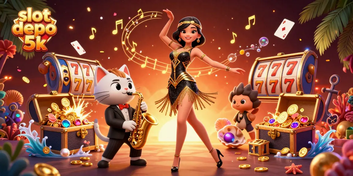 Engage in thrilling gaming experiences with slot depo 5k featuring vibrant characters and gold treasures.