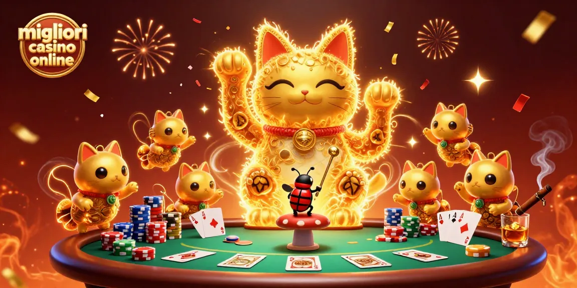 Migliori casino online: divertiti con una scena vibrante di simboli che celebrano il gioco
