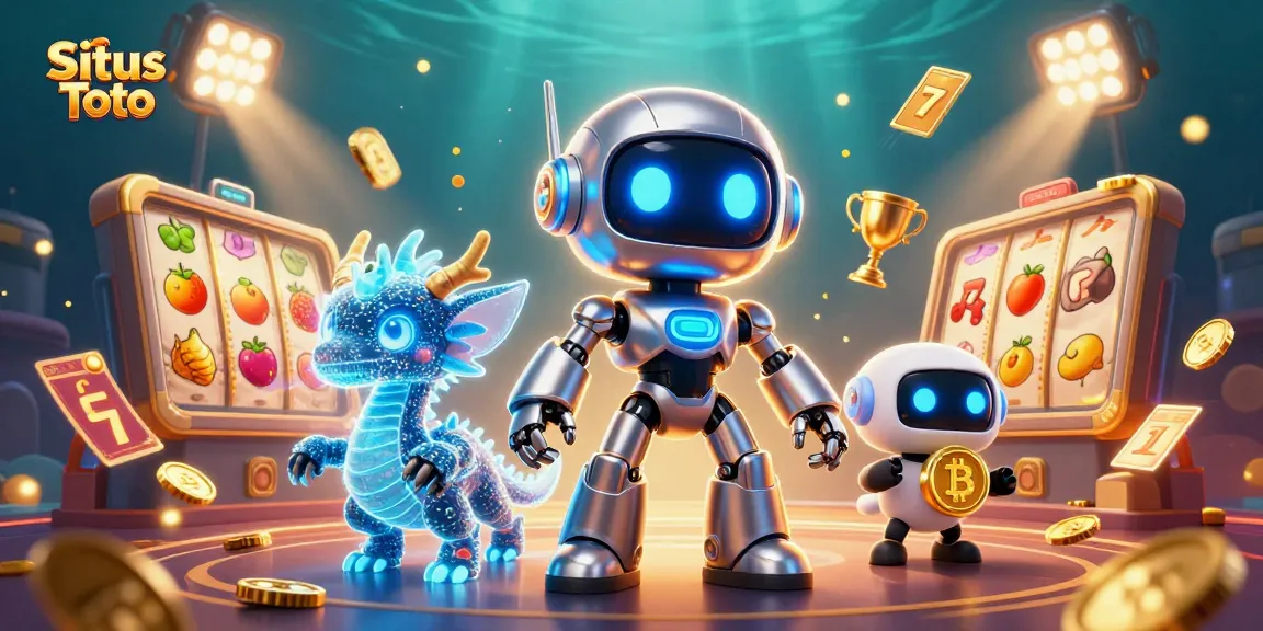 Experience the excitement of Situs Toto with dynamic slot game elements and captivating characters.